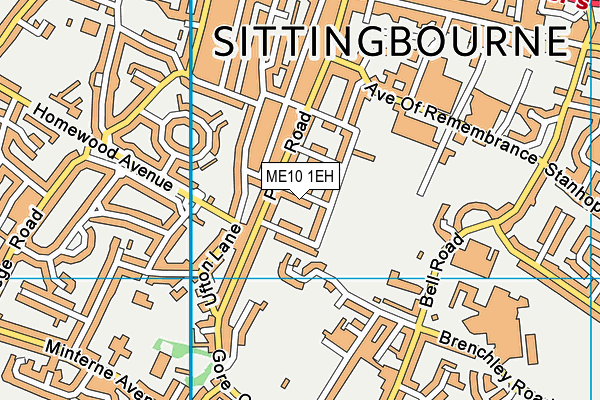 ME10 1EH map - OS VectorMap District (Ordnance Survey) ME10 1EH map - OS VectorMap District (Ordnance Survey)