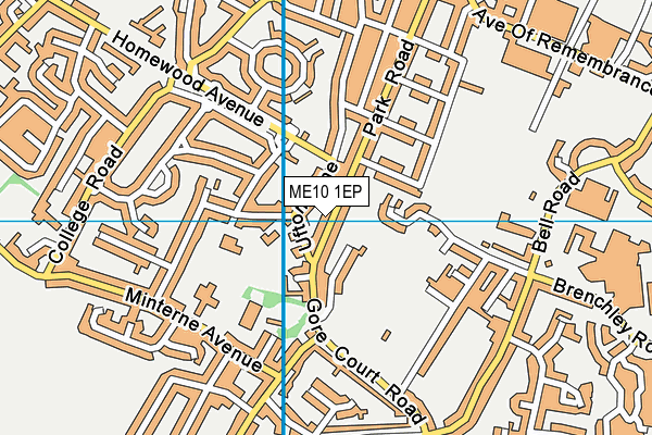 ME10 1EP map - OS VectorMap District (Ordnance Survey) ME10 1EP map - OS VectorMap District (Ordnance Survey)