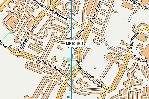 ME10 1EU map - OS VectorMap District (Ordnance Survey) ME10 1EU map - OS VectorMap District (Ordnance Survey)