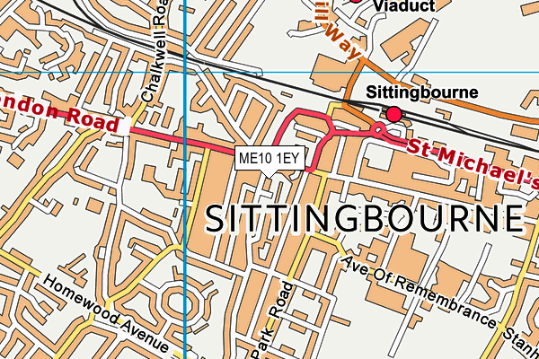 ME10 1EY map - OS VectorMap District (Ordnance Survey) ME10 1EY map - OS VectorMap District (Ordnance Survey)