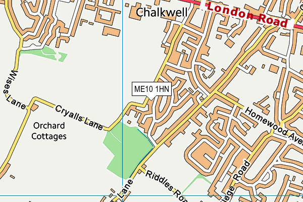 ME10 1HN map - OS VectorMap District (Ordnance Survey) ME10 1HN map - OS VectorMap District (Ordnance Survey)