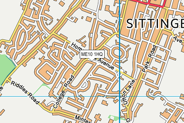 ME10 1HQ map - OS VectorMap District (Ordnance Survey) ME10 1HQ map - OS VectorMap District (Ordnance Survey)