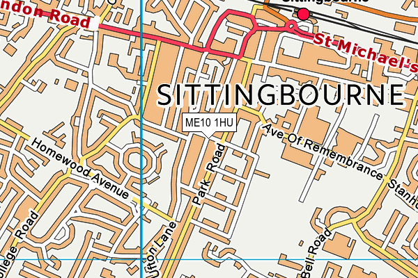 ME10 1HU map - OS VectorMap District (Ordnance Survey) ME10 1HU map - OS VectorMap District (Ordnance Survey)