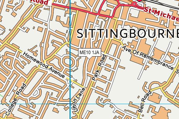 ME10 1JA map - OS VectorMap District (Ordnance Survey) ME10 1JA map - OS VectorMap District (Ordnance Survey)