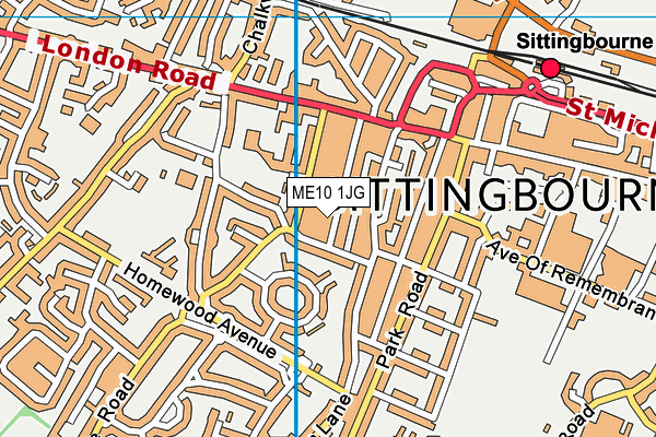 ME10 1JG map - OS VectorMap District (Ordnance Survey) ME10 1JG map - OS VectorMap District (Ordnance Survey)