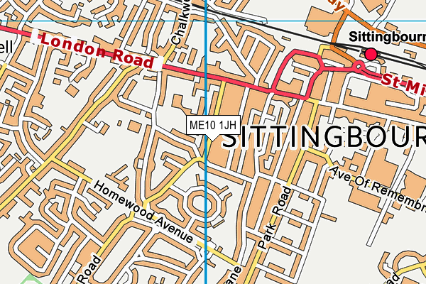 ME10 1JH map - OS VectorMap District (Ordnance Survey) ME10 1JH map - OS VectorMap District (Ordnance Survey)