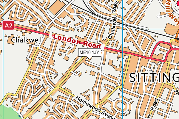 ME10 1JY map - OS VectorMap District (Ordnance Survey) ME10 1JY map - OS VectorMap District (Ordnance Survey)