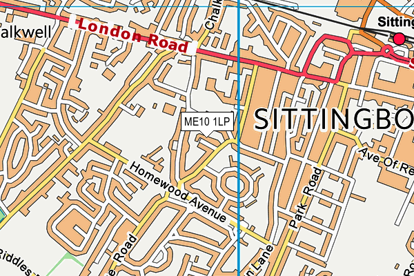 ME10 1LP map - OS VectorMap District (Ordnance Survey) ME10 1LP map - OS VectorMap District (Ordnance Survey)
