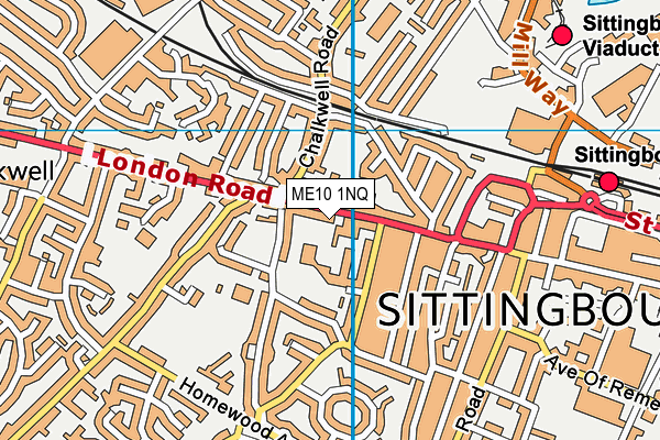 ME10 1NQ map - OS VectorMap District (Ordnance Survey) ME10 1NQ map - OS VectorMap District (Ordnance Survey)