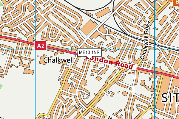 ME10 1NR map - OS VectorMap District (Ordnance Survey) ME10 1NR map - OS VectorMap District (Ordnance Survey)