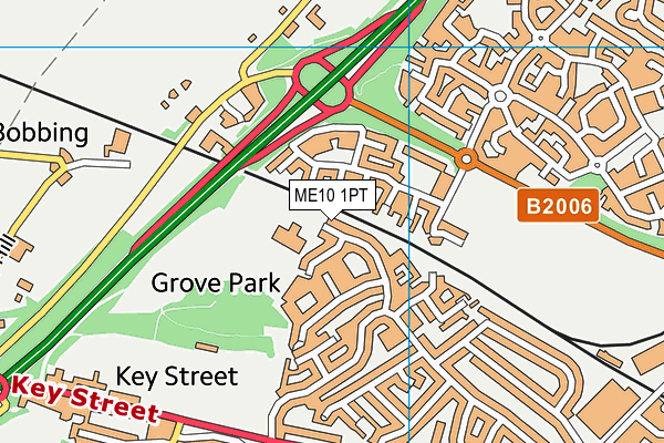 ME10 1PT map - OS VectorMap District (Ordnance Survey) ME10 1PT map - OS VectorMap District (Ordnance Survey)