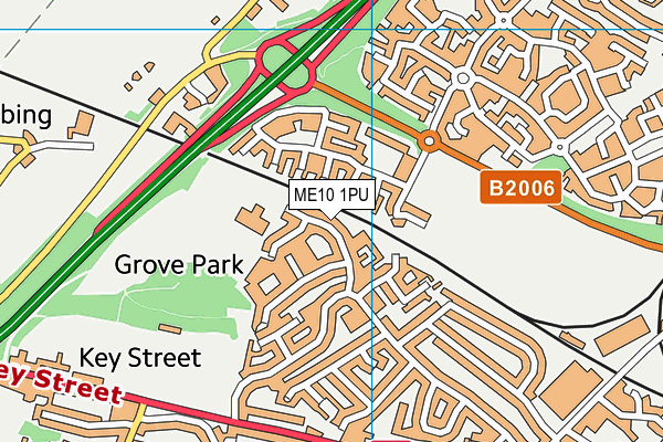 ME10 1PU map - OS VectorMap District (Ordnance Survey) ME10 1PU map - OS VectorMap District (Ordnance Survey)