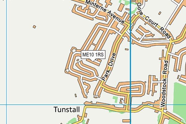 ME10 1RS map - OS VectorMap District (Ordnance Survey) ME10 1RS map - OS VectorMap District (Ordnance Survey)