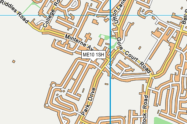 ME10 1SH map - OS VectorMap District (Ordnance Survey) ME10 1SH map - OS VectorMap District (Ordnance Survey)
