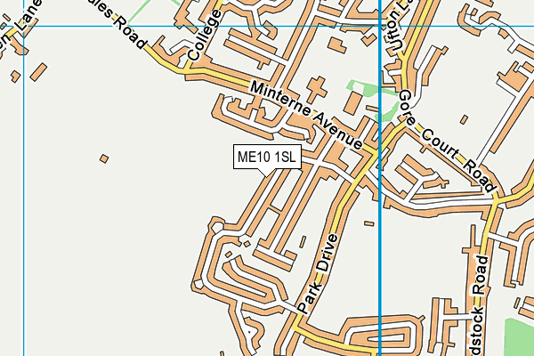 ME10 1SL map - OS VectorMap District (Ordnance Survey) ME10 1SL map - OS VectorMap District (Ordnance Survey)