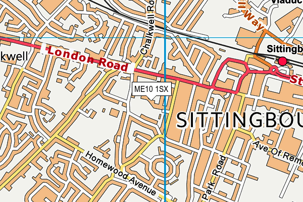 ME10 1SX map - OS VectorMap District (Ordnance Survey) ME10 1SX map - OS VectorMap District (Ordnance Survey)