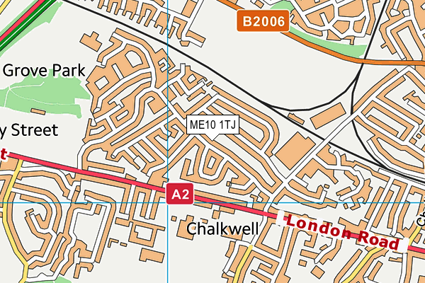 ME10 1TJ map - OS VectorMap District (Ordnance Survey) ME10 1TJ map - OS VectorMap District (Ordnance Survey)