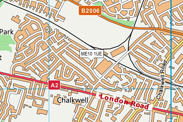 ME10 1UE map - OS VectorMap District (Ordnance Survey) ME10 1UE map - OS VectorMap District (Ordnance Survey)
