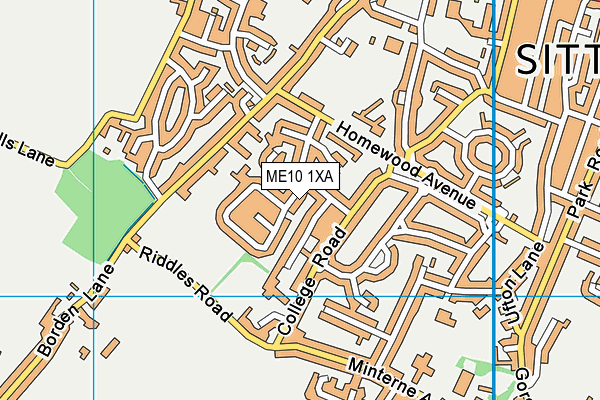 ME10 1XA map - OS VectorMap District (Ordnance Survey) ME10 1XA map - OS VectorMap District (Ordnance Survey)