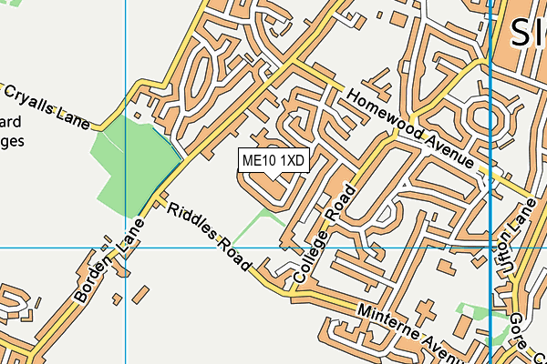 ME10 1XD map - OS VectorMap District (Ordnance Survey) ME10 1XD map - OS VectorMap District (Ordnance Survey)