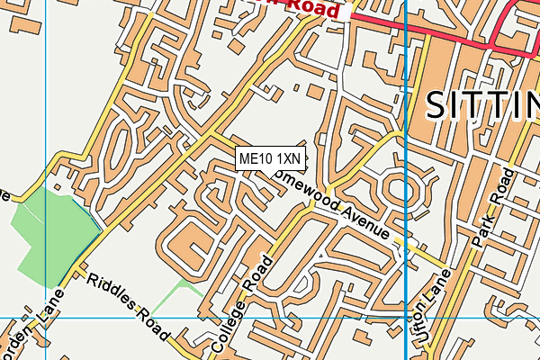 ME10 1XN map - OS VectorMap District (Ordnance Survey) ME10 1XN map - OS VectorMap District (Ordnance Survey)