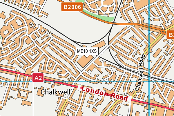 ME10 1XS map - OS VectorMap District (Ordnance Survey) ME10 1XS map - OS VectorMap District (Ordnance Survey)