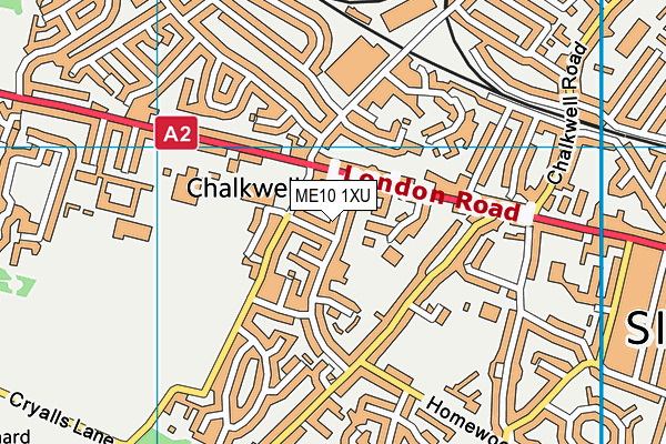 ME10 1XU map - OS VectorMap District (Ordnance Survey) ME10 1XU map - OS VectorMap District (Ordnance Survey)