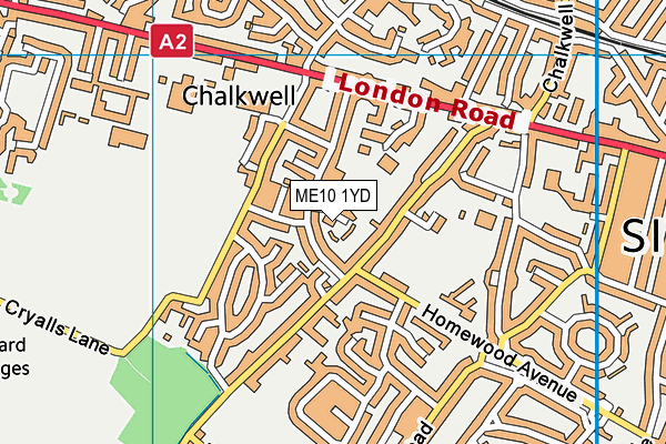 ME10 1YD map - OS VectorMap District (Ordnance Survey) ME10 1YD map - OS VectorMap District (Ordnance Survey)