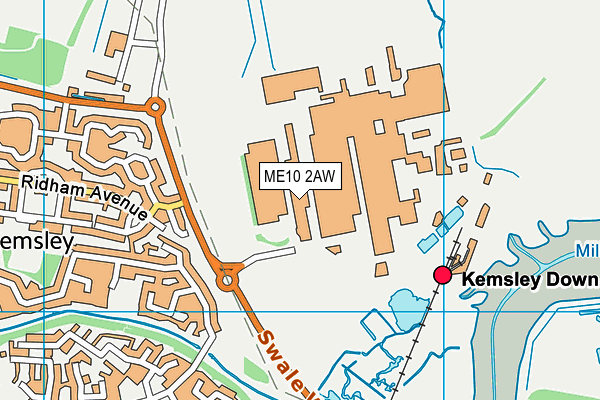 ME10 2AW map - OS VectorMap District (Ordnance Survey) ME10 2AW map - OS VectorMap District (Ordnance Survey)