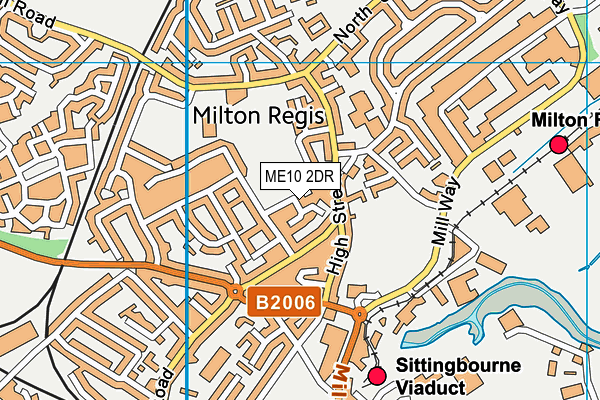 ME10 2DR map - OS VectorMap District (Ordnance Survey)