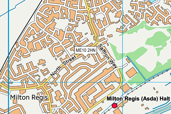ME10 2HN map - OS VectorMap District (Ordnance Survey)