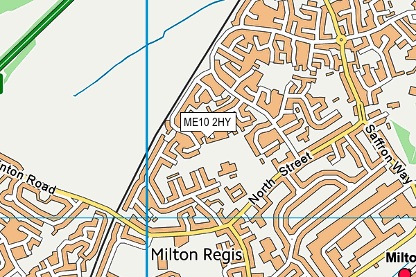 ME10 2HY map - OS VectorMap District (Ordnance Survey) ME10 2HY map - OS VectorMap District (Ordnance Survey)