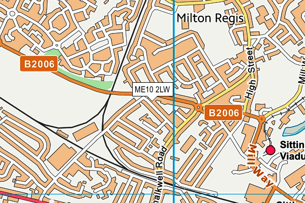 ME10 2LW map - OS VectorMap District (Ordnance Survey) ME10 2LW map - OS VectorMap District (Ordnance Survey)