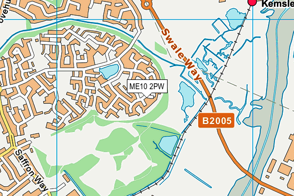 ME10 2PW map - OS VectorMap District (Ordnance Survey) ME10 2PW map - OS VectorMap District (Ordnance Survey)