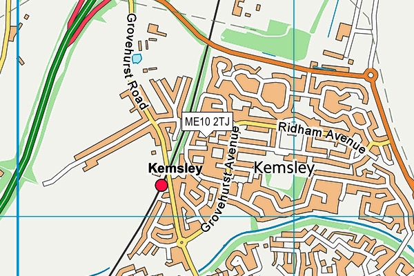 ME10 2TJ map - OS VectorMap District (Ordnance Survey) ME10 2TJ map - OS VectorMap District (Ordnance Survey)