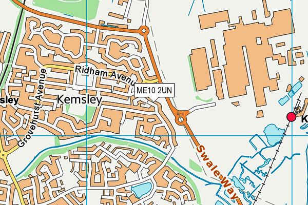 ME10 2UN map - OS VectorMap District (Ordnance Survey) ME10 2UN map - OS VectorMap District (Ordnance Survey)