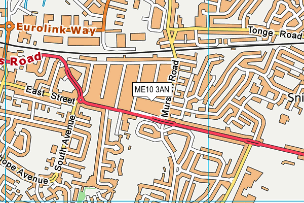 ME10 3AN map - OS VectorMap District (Ordnance Survey) ME10 3AN map - OS VectorMap District (Ordnance Survey)