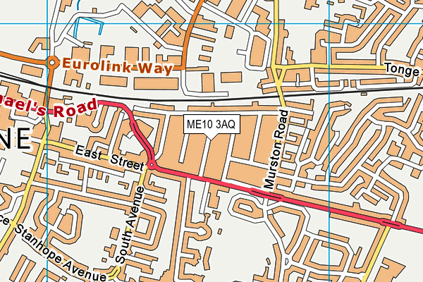 ME10 3AQ map - OS VectorMap District (Ordnance Survey)