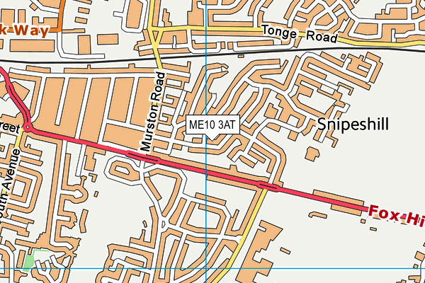 ME10 3AT map - OS VectorMap District (Ordnance Survey) ME10 3AT map - OS VectorMap District (Ordnance Survey)