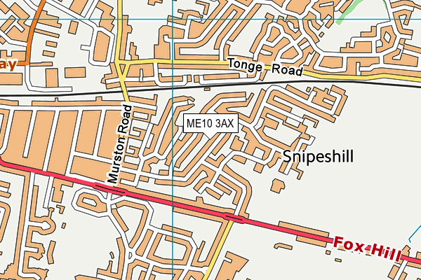 ME10 3AX map - OS VectorMap District (Ordnance Survey) ME10 3AX map - OS VectorMap District (Ordnance Survey)