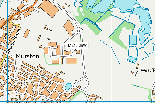 ME10 3BW map - OS VectorMap District (Ordnance Survey) ME10 3BW map - OS VectorMap District (Ordnance Survey)