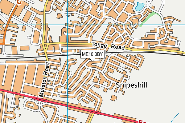 ME10 3BY map - OS VectorMap District (Ordnance Survey) ME10 3BY map - OS VectorMap District (Ordnance Survey)