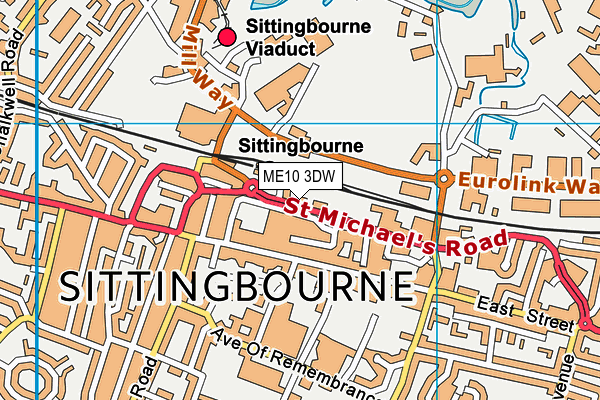 ME10 3DW map - OS VectorMap District (Ordnance Survey) ME10 3DW map - OS VectorMap District (Ordnance Survey)