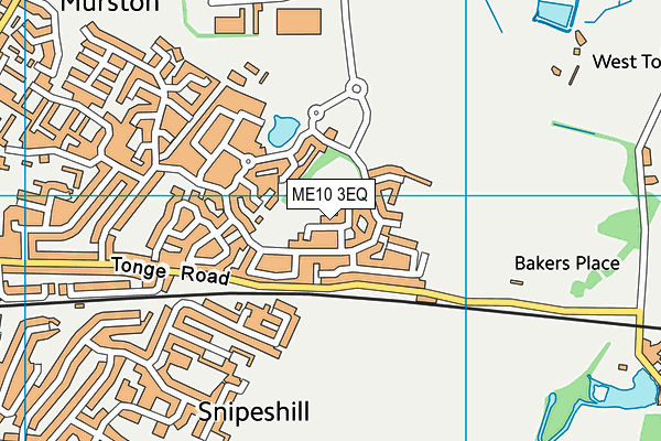 ME10 3EQ map - OS VectorMap District (Ordnance Survey) ME10 3EQ map - OS VectorMap District (Ordnance Survey)