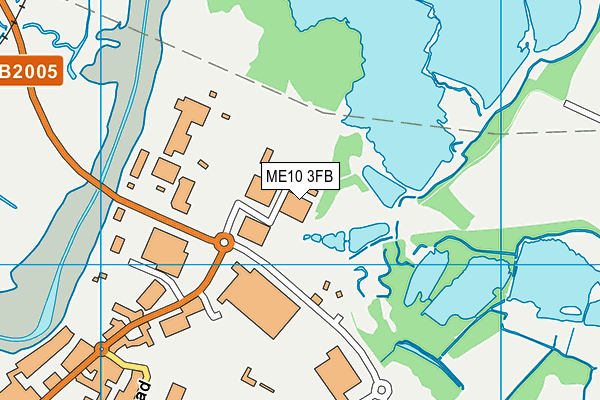 ME10 3FB map - OS VectorMap District (Ordnance Survey) ME10 3FB map - OS VectorMap District (Ordnance Survey)