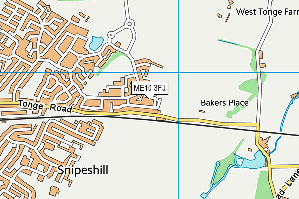 ME10 3FJ map - OS VectorMap District (Ordnance Survey) ME10 3FJ map - OS VectorMap District (Ordnance Survey)