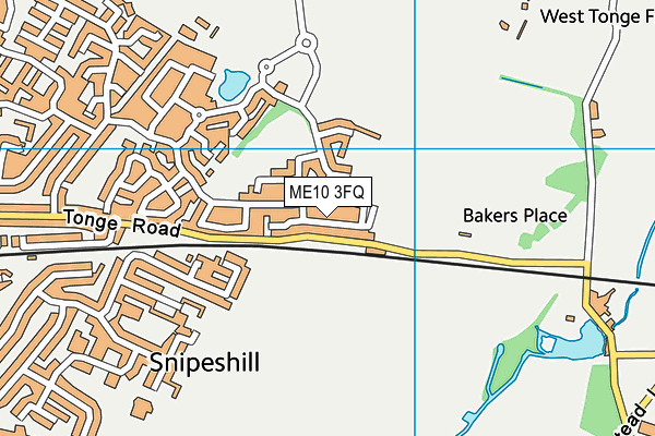 ME10 3FQ map - OS VectorMap District (Ordnance Survey) ME10 3FQ map - OS VectorMap District (Ordnance Survey)