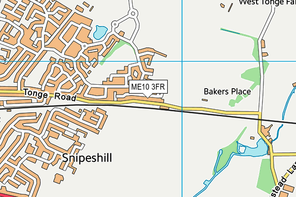 ME10 3FR map - OS VectorMap District (Ordnance Survey) ME10 3FR map - OS VectorMap District (Ordnance Survey)