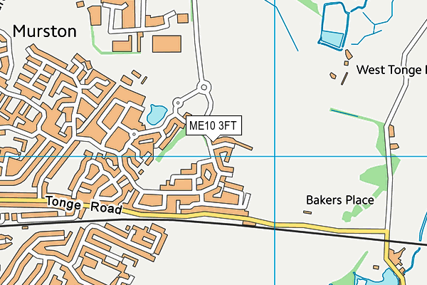 ME10 3FT map - OS VectorMap District (Ordnance Survey) ME10 3FT map - OS VectorMap District (Ordnance Survey)