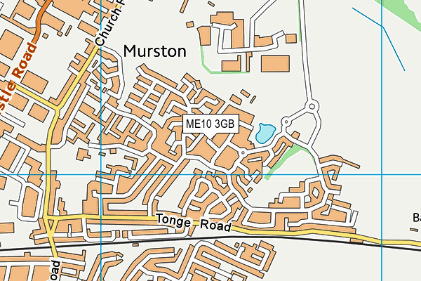 ME10 3GB map - OS VectorMap District (Ordnance Survey)
